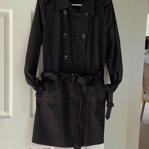 Double breasted trench coat, black in M